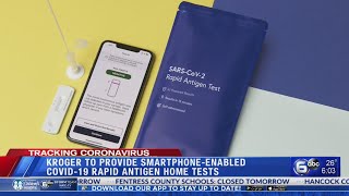 Kroger to provide smartphone enabled COVID--19 rapid antigen home tests