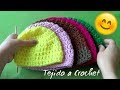 GORROS  BASICOS TEJIDOS A CROCHET PASO A PASO EN ESPAÑOL EN TODAS LAS TALLAS