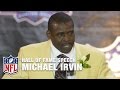 Michael Irvin Impassioned Hall of Fame Speech  | NFL Network