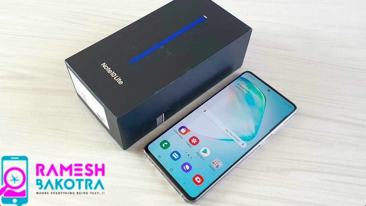 Samsung Galaxy Note 10 Lite Unboxing En Espaol Youtube