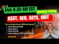 🟢[Live Charts &amp; Targets] ASST, GEO, ASTS, RIOT