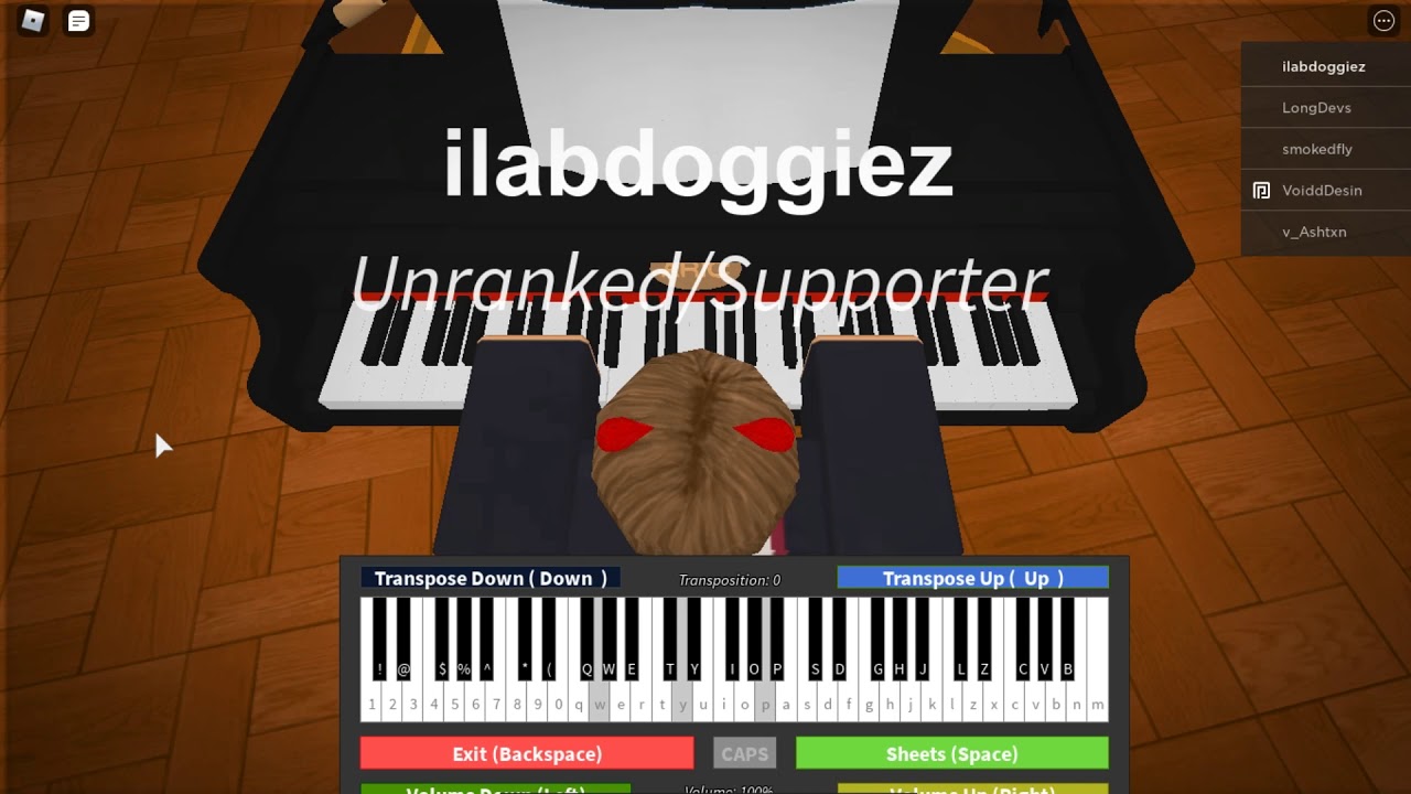 Roblox Piano My R Youtube - two time roblox piano