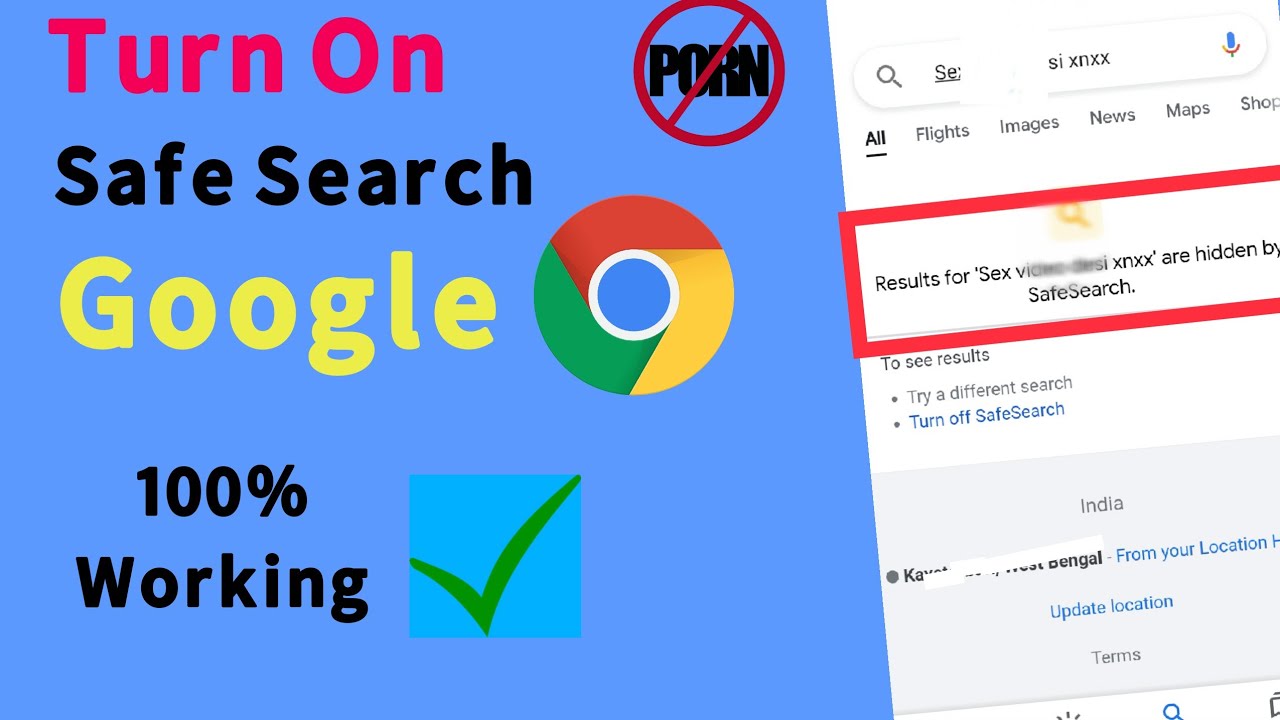 Safe Search On Kaise kareHow To Enable Safe search On Google Chrome