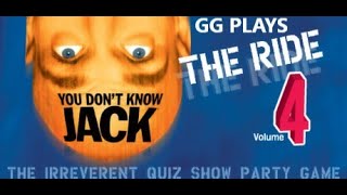 GG Plays - You Don't Know Jack 4: The Ride (Strategy for Gibberish Question & Bingo)