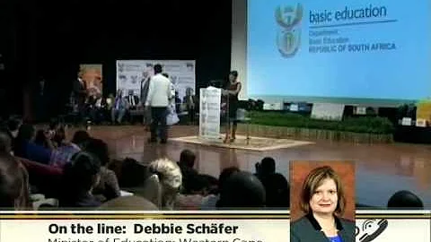 Debbie Schfer Western Cape education minister on E...