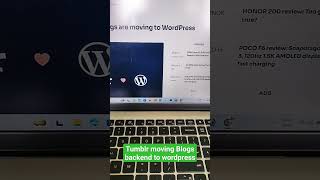 Tumblr moving blogs backend to Wordpress #tumblr #wordpress