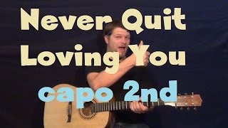 Never Quit Loving You (Jill Barber) Fingerstyle Guitar Lesson How to Play Tutorial