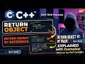 Return Object By Reference in C++ Lecture 6