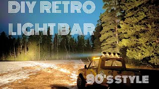 РЕТРО БАЛКА НА ПИКАП В СТИЛЕ 80ых + ТЕСТ | OFFROAD RETRO LIGHT BAR