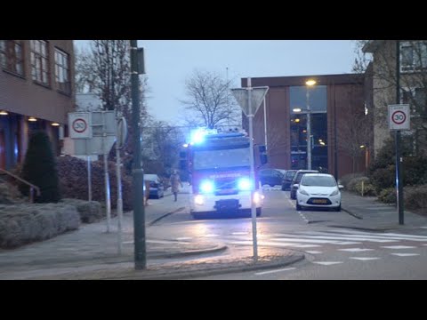 TS 18-7631 Brandweer Hardinxveld met spoed naar de Peulenlaan in Hardinxveld-Giessendam