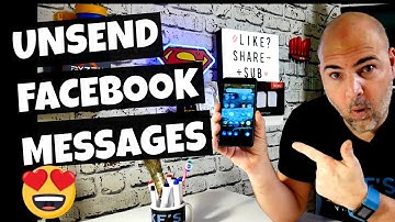 Een verzonden bericht in Facebook Messenger ongedaan maken of verwijderen