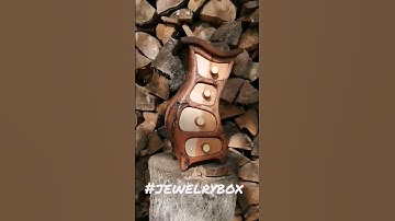 Drunk jewelrybox #jewelryboxes #bandsaw #woodburn #woodworking