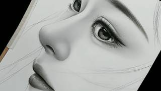 Learn To Draw Hyper Realistic Eyes Step By Step Charcoal Pencil - How To Draw