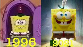 EVOLUTION OF SPONGEBOB SQUAREPANTS IN TV & MOVIES (1996-2021)