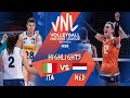 ITA vs. NED - Highlights Week 4 | Women's VNL 2021