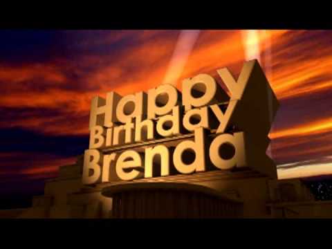 Happy Birthday Brenda