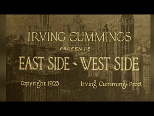 East Side - West Side | 1923 | Drama  