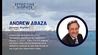 Mediation Observations   Andrew Abaza