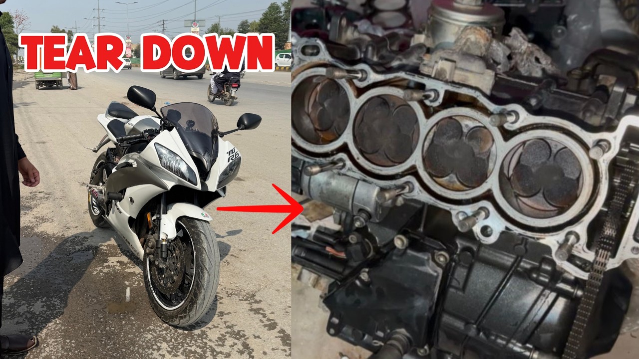 A&e R6 Engine Inside a Blown Yamaha R6 Engine — Full Teardown - YouTube