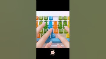 ASMR 가장 맘에 드는 곰젤리 키보드는? 🐻💗 | Gummy Keyboard Sounds – Which One