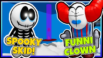 How to get "FUNNI CLOWN WITH JETPACK" & "SPOOKY SKID" BADGE IN FROST
