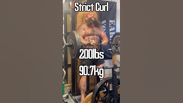 How much can you Strict Curl?? #strictcurl #armwrestling #powerlifting