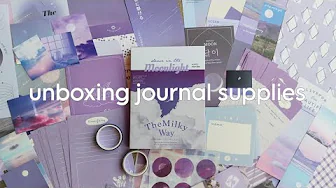 Unboxing Journal Supplies📖🌷| COMPLETE JOURNAL KIT🎀✨️| Stationary Haul🖇️📋| Amazon Haul✨| Serah Nanda🥟