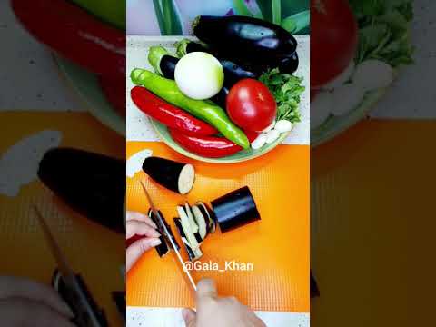 БАКЛАЖАНЫ ПО-КОРЕЙСКИ (КАДИ-ЧА)