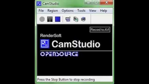 How To Get CamStudio for free!