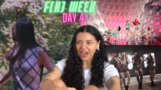 f(x) MV MARATHON! Rum Pum Pum / Red Light / 4 Walls | REACTION!!