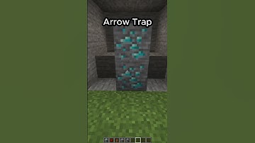 How to make a Arrow Trap in Minecraft #Minecraft #shorts