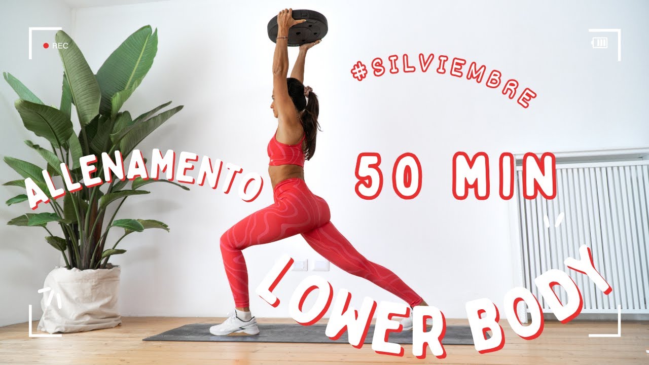 Allenamento gambe 50min - forza, movimento e focus glutei [#SILVIEMBRE 6]