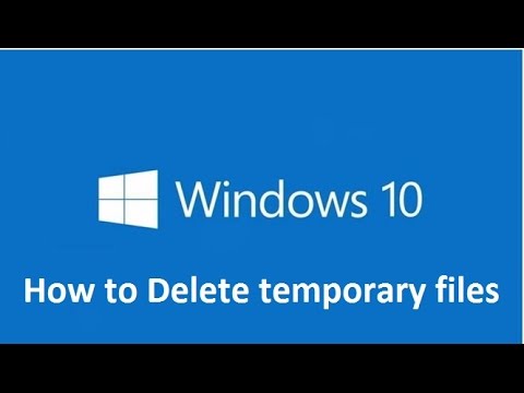 How to Delete temporary files in windows 10 - Howtosolveit hqdefault