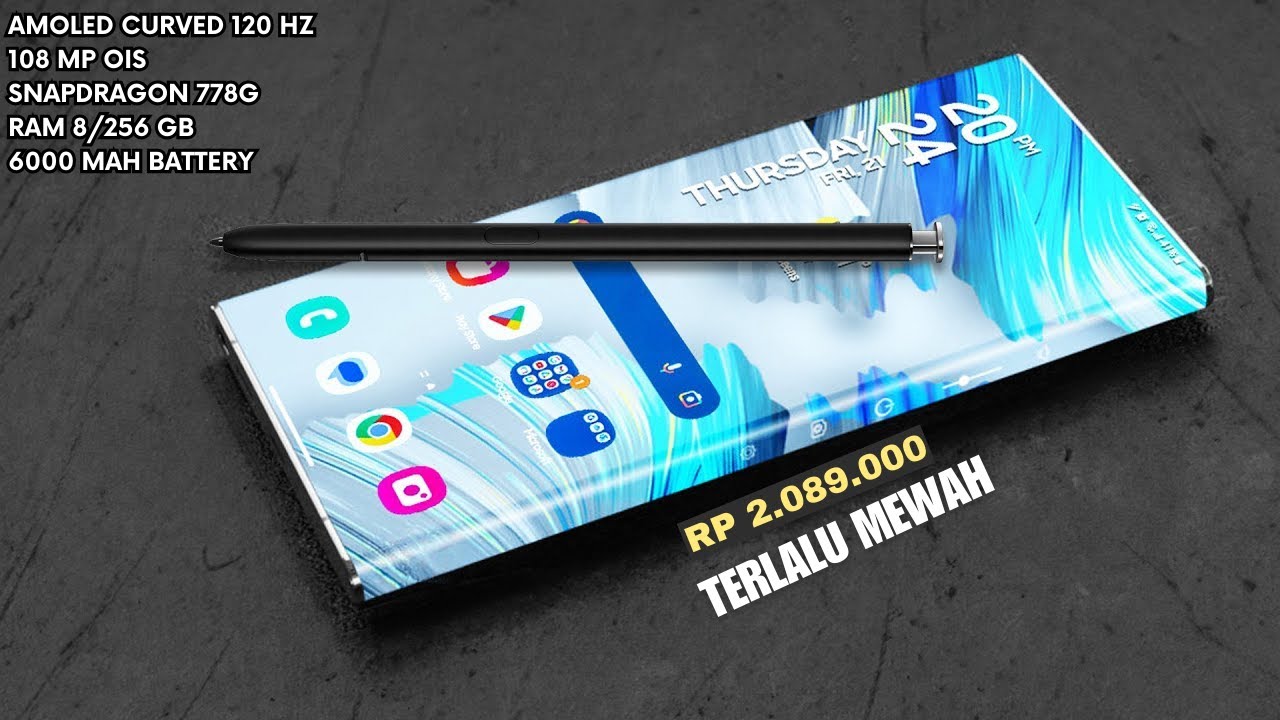 Rp.2Jutaan RAM 8GB/256GB, MURAH Chipset Snapdragon 778G, BATERAI 6000mah HP 2 Jutaan Terbaik