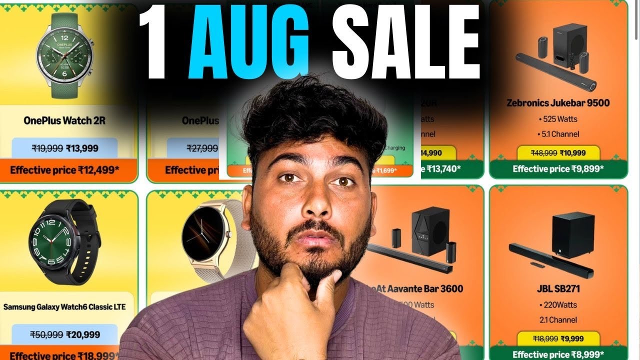 1 August Amazon Flipkart Sale | Flipkart Freedom Sale | Amazon Great Freedom Festival Sale ￼