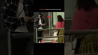 Rm's interaction with fan outside hybe😩|#bts #shorts