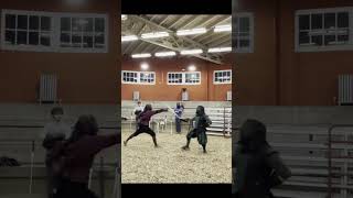 Double Rundstreichen - Meyer's Rapier #hema #rapier #martialarts