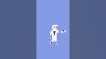 created a Pixel #Art Walk #Animation for the first time lol