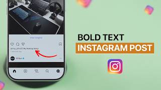 How To Bold Text On Instagram Post?