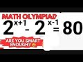 Germany|Can you solve this Olympiad math question?|Solve for x??