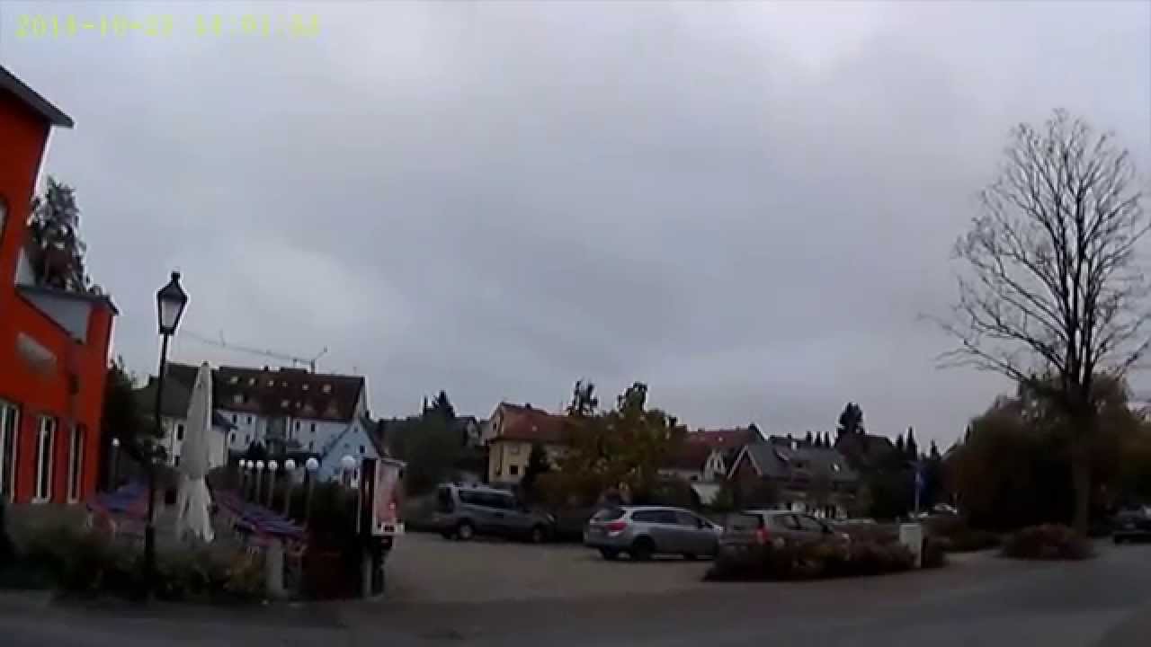 D: Stadt Heilsbronn. Landkreis Ansbach. Ortsdurchfahrt. Oktober 2014