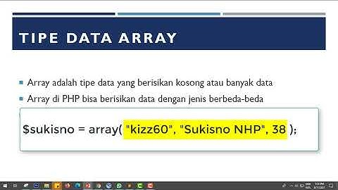 pertemuan 4 web programing