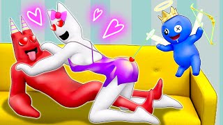 Blue Turn Into Angel For Banban vs Banbaleena?? Garten Of Banban 7 | Rainbow Friends 3D Animation