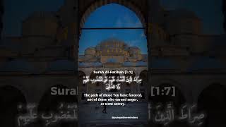 Surah Al-Fatihah 1:7 | The Grand Finale & Ultimate Choice 📖 #Shorts