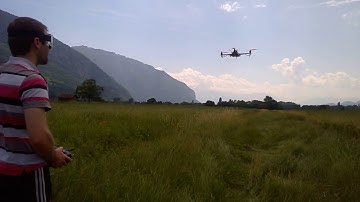 Homemade drone Flight Controller - Flight test