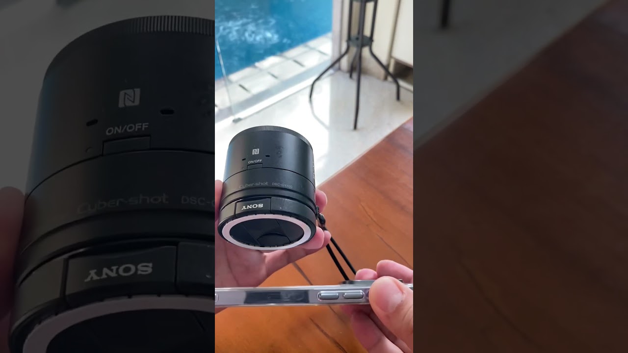 Sony DSC-QX100 with MagSafe - YouTube
