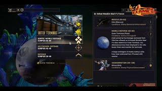 Warframe Outer Terminus (Pluto) Mission Mobile Defense level 65-80