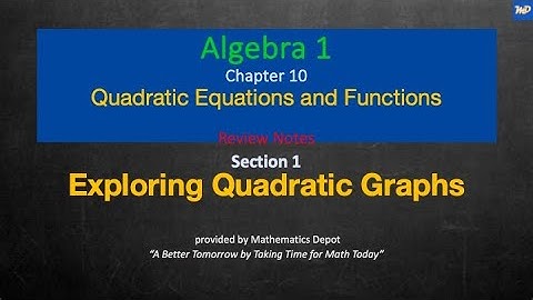Algebra 1 10 1 Exploring Quadratic Graphs