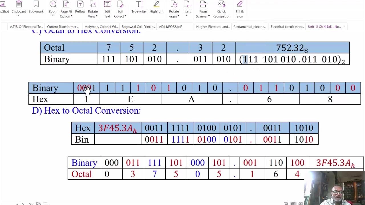 Unit 3 Number systems conversions coninued part2 - YouTube