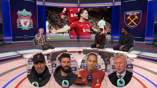 Liverpool vs West Ham 1-0 Nunez's First Goal At Anfield🔥  Jurgen Klopp, Virgil And Alisson Reaction